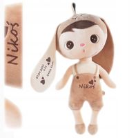 Prezent dla Noworodka + Metryczka dla Dziecka - Lalka Metoo z Imieniem 0+