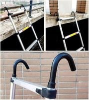 Drabina teleskopowa 5 mz hakiem stal 150 kg