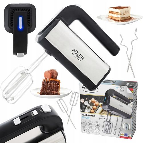 MIKSER RĘCZNY ROBOT KUCHENNY TURBO 800W 5 BIEGÓW na Arena.pl