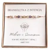Bransoletka z Intencją Miłość i Szczęście, amulet talizman dla kobiety