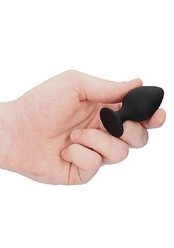 Rippled Butt Plug Set - Black na Arena.pl