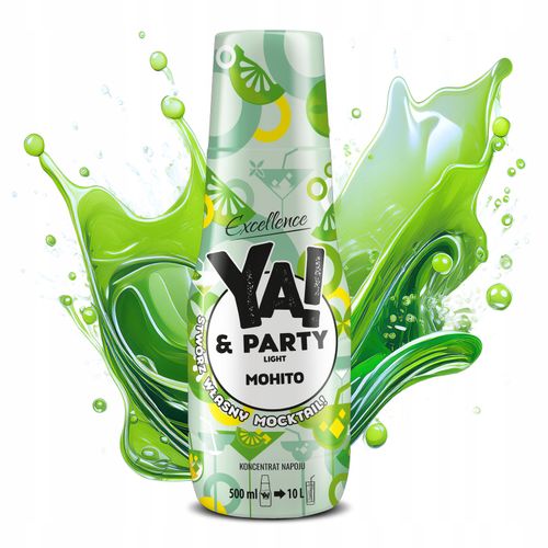 YA!&PARTY LIGHT smak MOHITO bezalkoholowy koncentrat napoju BEZ CUKRU 500ml na Arena.pl