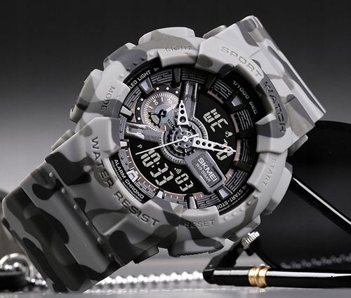 Zegarek męski elektroniczny militarny taktyczny wiele funkcji na Arena.pl