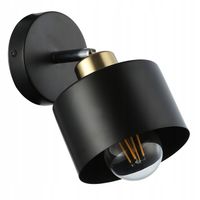 Lampa Ścienna Kinkiet LED E27 LOFT USTAWNA METALOWA
