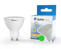 Żarówka LED GU10 2,3W barwa zielona 230V LL3760 LUMILIGHT