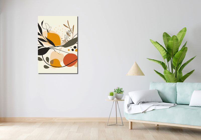 Obraz 60x90cm Botaniczny Wir zdjęcie 2