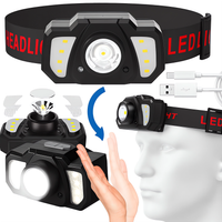 LATARKA CZOŁOWA Z SENSOREM RUCHU XPE+SMD