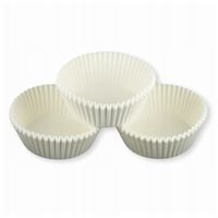 FOREMKI PAPILOTKI 40x25 mm białe 100 szt