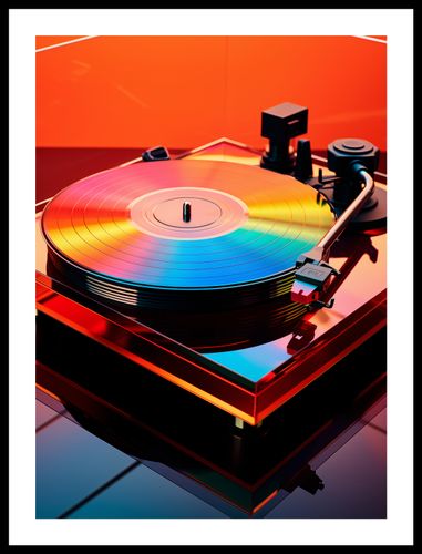 Plakat 40x55cm Wibracje Retro Winyli na Arena.pl