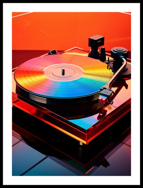 Plakat 40x55cm Wibracje Retro Winyli zdjęcie 3