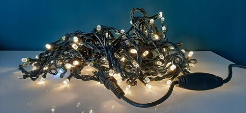 Kurtyna Świetlna LED 120 Sople Białe Ciepłe Flash Zewnętrzna IP44 8,7 m na Arena.pl