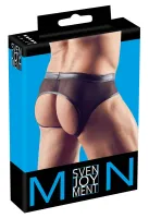 svenjoyment slipy mesh z otwartym tyłem czarny 2xl