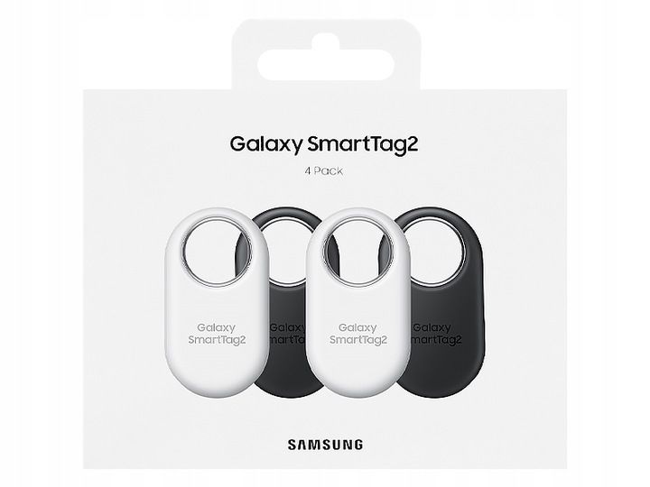 Zestaw 4x Oryginalny Lokalizator Samsung SmartTag2 2x Biały 2x Czarny IP67 zdjęcie 7