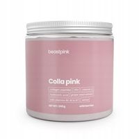 KOLAGEN DLA KOBIET COLLA PINK PROSZEK BEZ CUKRU - BeastPink 240g jagody