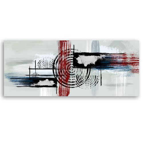 Obraz na płótnie, Abstrakcja na szarym tle 150x50 na Arena.pl