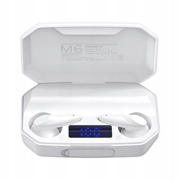 Słuchawki Bluetooth K&M POWERBANK ładowarka USB zdjęcie 13