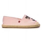 Big Star Espadryle damskie różowe materiałowe lekkie wsuwane 36
