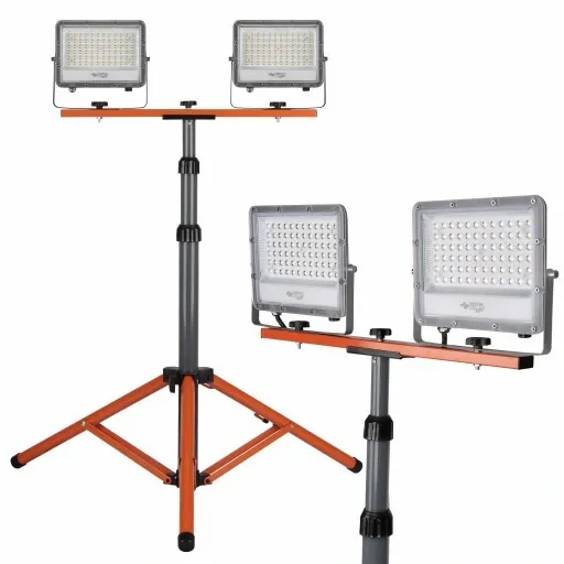 HALOGEN LED 2x 100W STATYW roboczy do naświetlacz PREMIUM zdjęcie 1