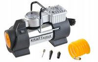 KOMPRESOR SAMOCHODOWY 12V 190V 40L/min wbudowana latarka LED + 2 adaptery