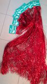 lameta 25szt CZERWONA  100cm