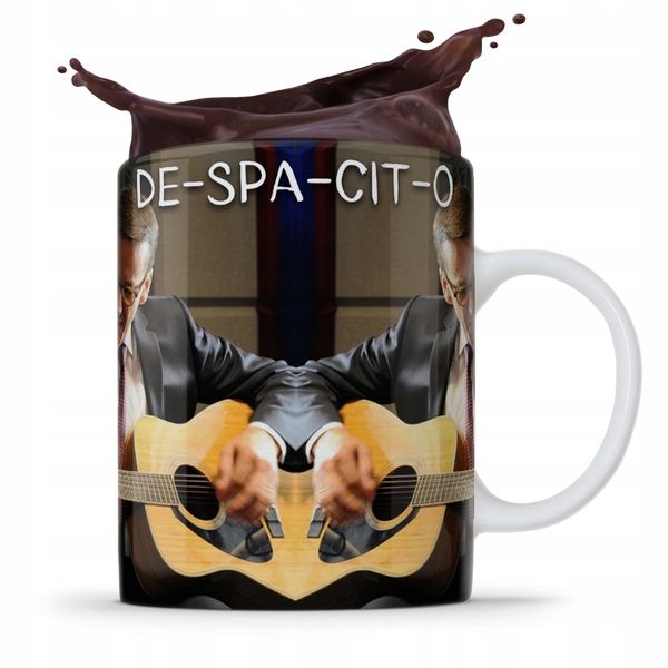 Kubek Politycy Morawiecki Gitara Pis Despacit0 Z Nadrukiem Ze Zdjęciem zdjęcie 1