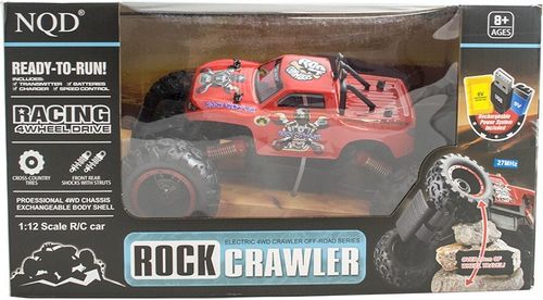 Samochód RC NQD ROCK CRAWLER KING 1:12 USB czerwon na Arena.pl