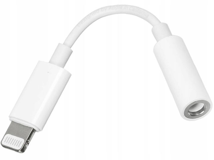 ORYG PRZEJŚCIÓWKA LIGHTNING JACK 3.5MM IPHONE zdjęcie 2