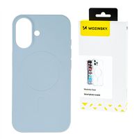 Silikonowe magnetyczne etui na Samsung Galaxy S25+ - jasnoniebieskie