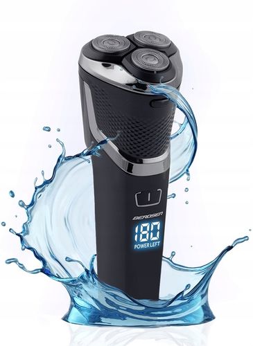 Maszynka do golenia golarka do brody zarostu 3 ostrza czarna Berdsen na Arena.pl