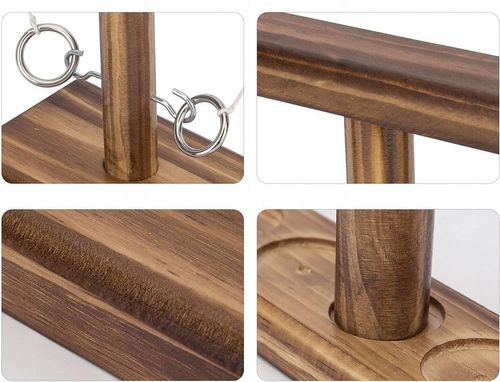 RING Toss GRA Imprezowa ALKO Rzucanie PIERŚCIENIAMI ZACZEPIĆ Zręcznościowa na Arena.pl