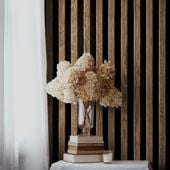 Tapeta LAMELE DREWNO Imitacja DESKI 3D Do Salonu