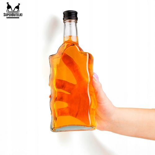 5x BUTELKA SZKLANA na NALEWKI WINO SOK LIKIERY BIMBER FALA 500 ml 0,5 L na Arena.pl