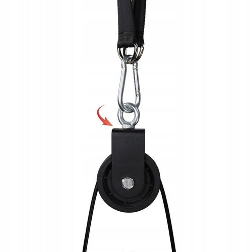 WYCIĄG GÓRNY DOLNY ZESTAW DO ĆWICZEŃ 100KG LINKA ABS BICEPSA TRICEPSA DOMU na Arena.pl