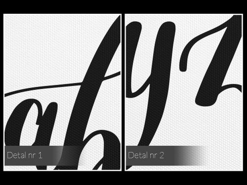 56840 Obraz na płótnie ALPHABET - NAPIS na Arena.pl