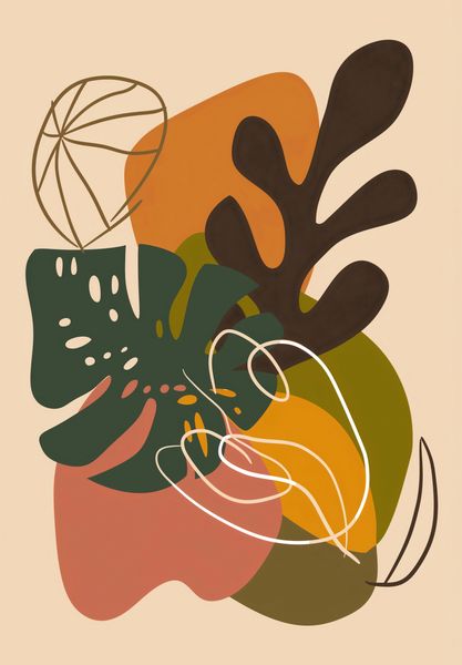 Plakat 68x98cm Leśna Kompozycja zdjęcie 1