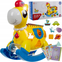 KONIK INTERAKTYWNY SORTER CYMBAŁKI ŚWIATŁO DŹWIĘK