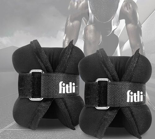 OBCIĄŻNIKI NA KOSTKI RĘCE 1 KG CIEŻARKI NA NOGI NADGARSTKI 2x 1KG na Arena.pl