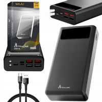 Powerbank Power bank 30000mAh + LATARKA LED