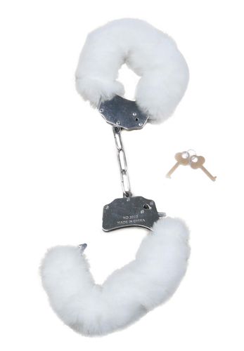 Kajdanki Fetish B - Series - Furry Cuffs White na Arena.pl