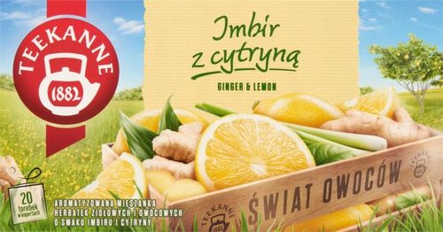 Teekanne Orange&Ginger, Ginger&Lemon, Ginger Mango, Ginger Elderflower 4szt na Arena.pl