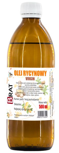 Olej rycynowy 500ml - Brat.pl zdjęcie 1