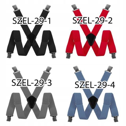 SZELKI MĘSKIE DO SPODNI MOCNE SZEROKIE CODZIENNE REGULOWANE POLSKIE na Arena.pl