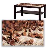 BLAT SZKLANY IKEA LACK Ziarna kawy z Twoim napisem 90x55cm 053a