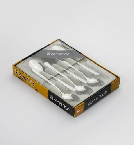 AMBITION PRATO SZTUĆCE ŁYŻECZKI DO HERBATY 6 EL 6 OS PUDEŁKO na Arena.pl