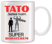 KUBEK Z NADRUKIEM ŚMIESZNY PREZENT DLA TATY TEŚCIA DZIEŃ OJCA URODZINY