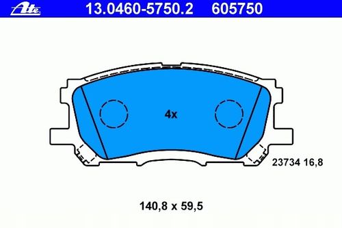 KLOCKI HAM PRZOD LEXUS RX300 03-06 ATE na Arena.pl