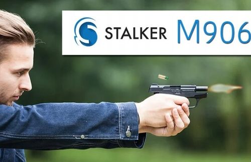 Pistolet Hukowy STALKER M906 kal. do 6mm Long Blank BEZ ZEZWOLENIA na Arena.pl