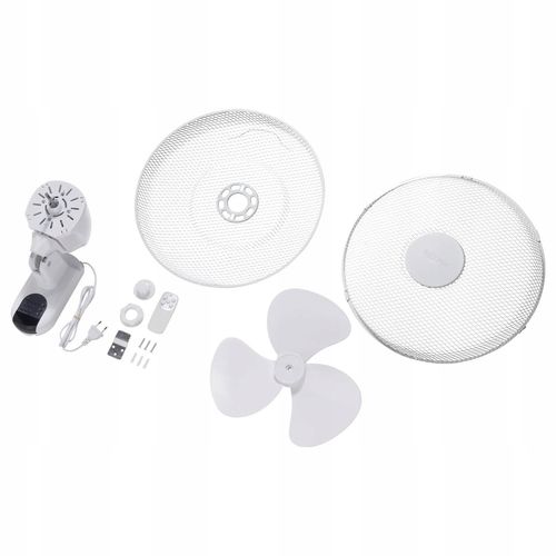 Wentylator ścienny 40 cm OSCYLACJA 3 łopaty wirnika PILOT timer Sygonix na Arena.pl