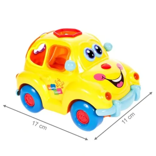 AUTO SORTER SAMOCHÓD Z KLOCKAMI NA BATERIĘ AUTKO WESOŁEK DLA DZIECI KLOCKI na Arena.pl