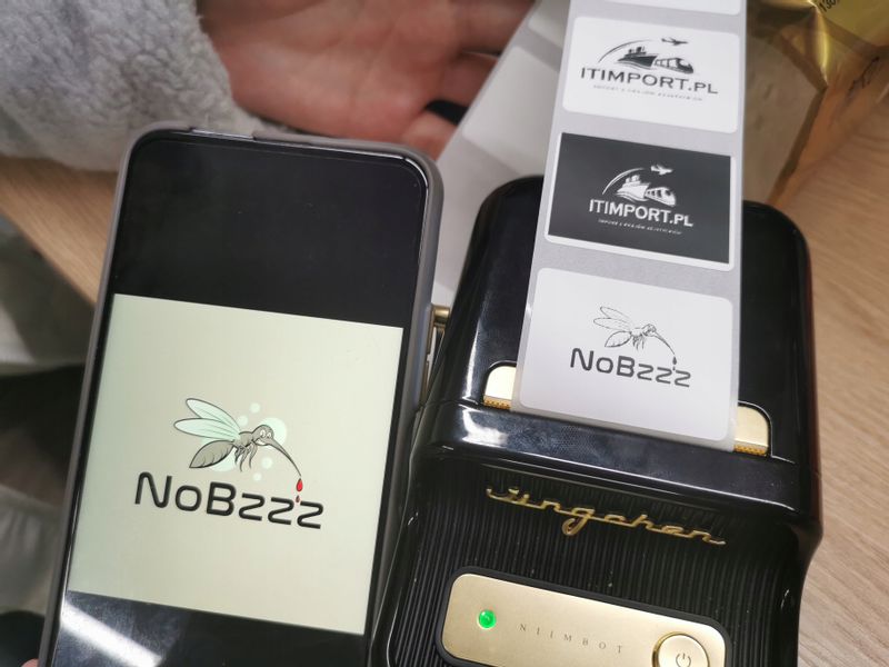 NIIMBOT B21 Drukarka Termiczna NAKLEJKI Bluetooth zdjęcie 9